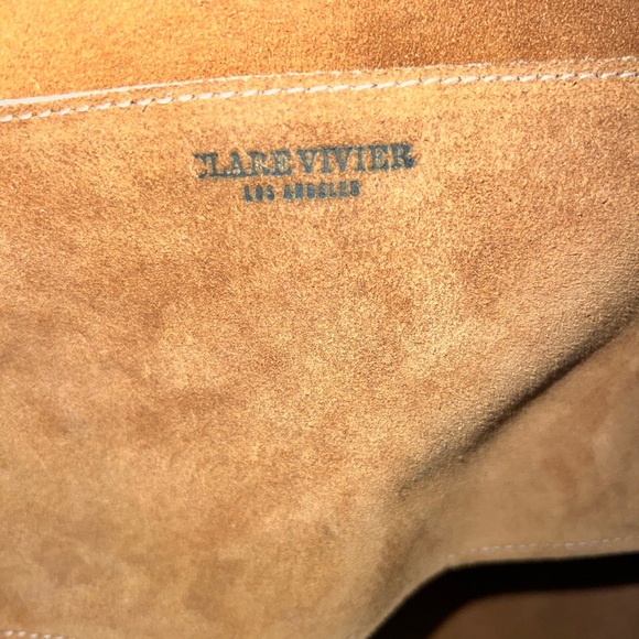 Clare vivier suede handbag - Picture 4 of 12